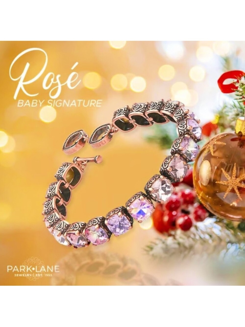 Park Lane Rosé Baby Signature Bracelet NWT Retired Rose Gold Limited Edition